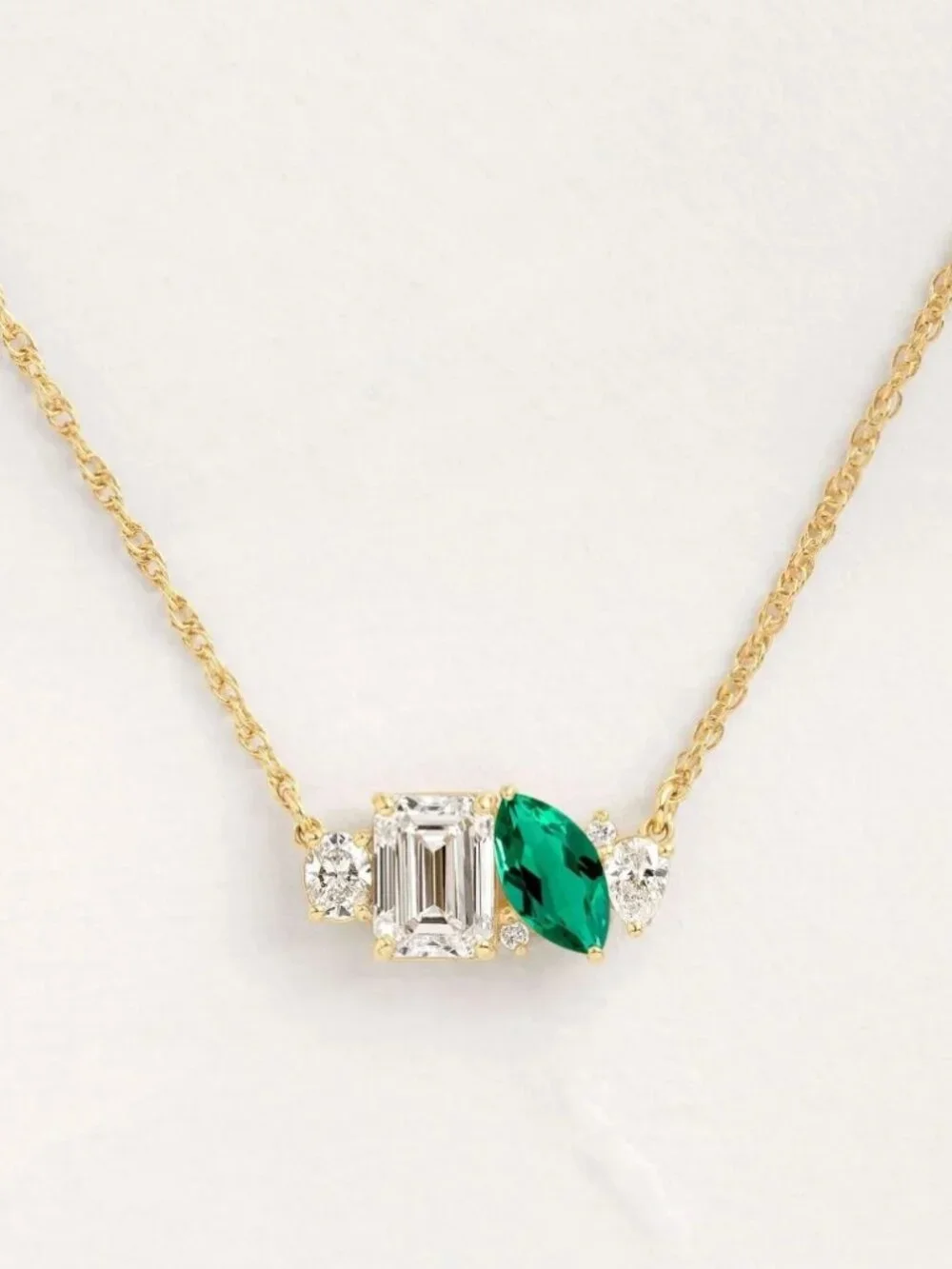 Birthstone pendant necklace